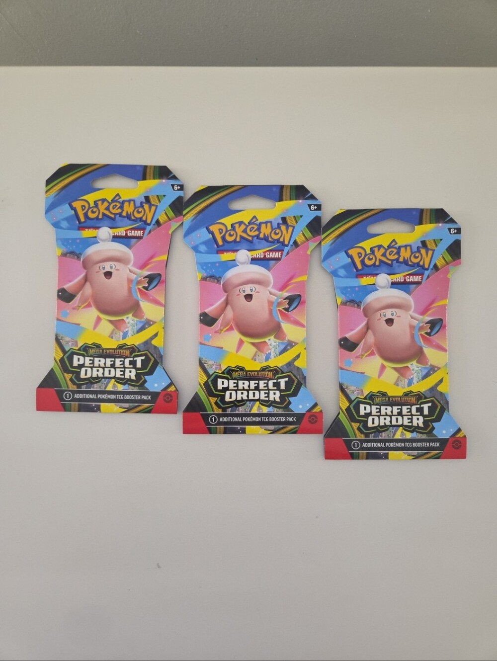 Pokémon TCG Mega Evolution: Perfect Order Booster 3 Packs